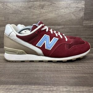 New Balance 996 Red Blue Womens US Size 9 Wide EUR 40.5 WR996HF Running Shoes